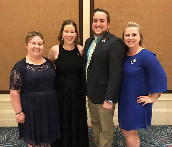 Tammi Ramsey with the North Central District National Leadership Team at the 2017 National Convention in Orlando, Florida